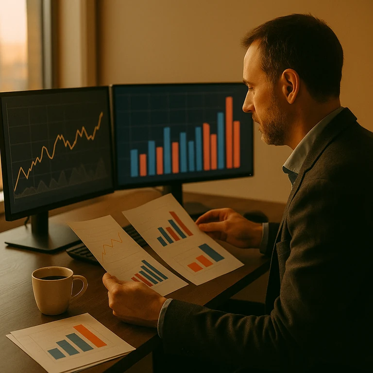 미국과 한국 월배당 ETF 전략을 비교 분석하는 애널리스트