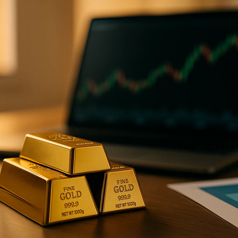 스마트폰으로 실시간 금 시세 확인