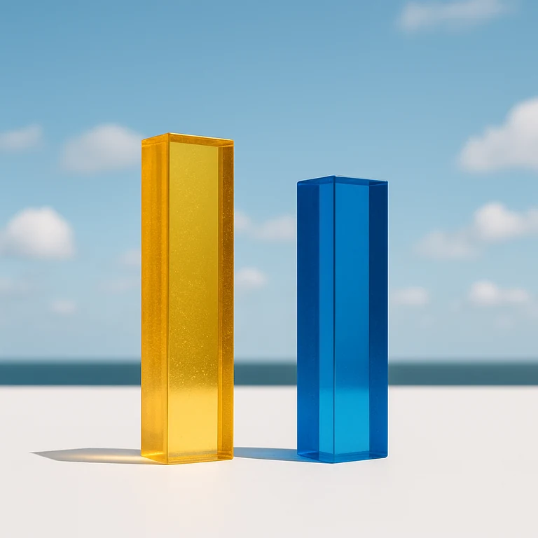 금괴와 노트북 금 ETF 차트 분석