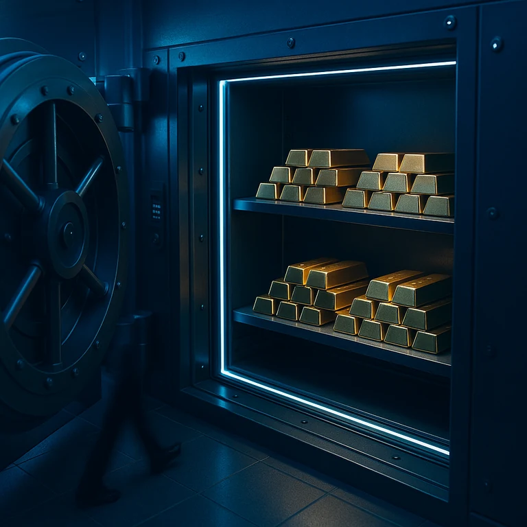 금고 속 금괴 보안 시스템